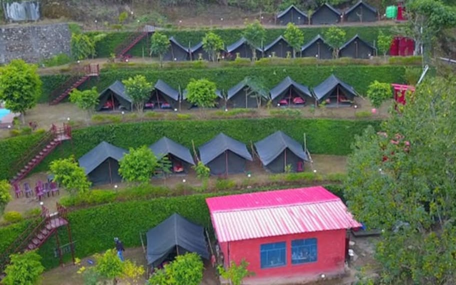 Rishikesh Green Ganga Adventure Camp Landscape Image